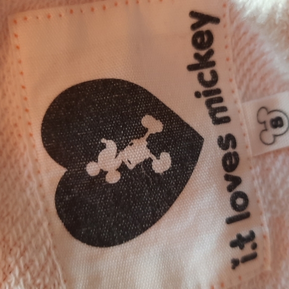 Disney x I.t loves Mickey small orange zip up sweatshirt - Picture 7 of 11